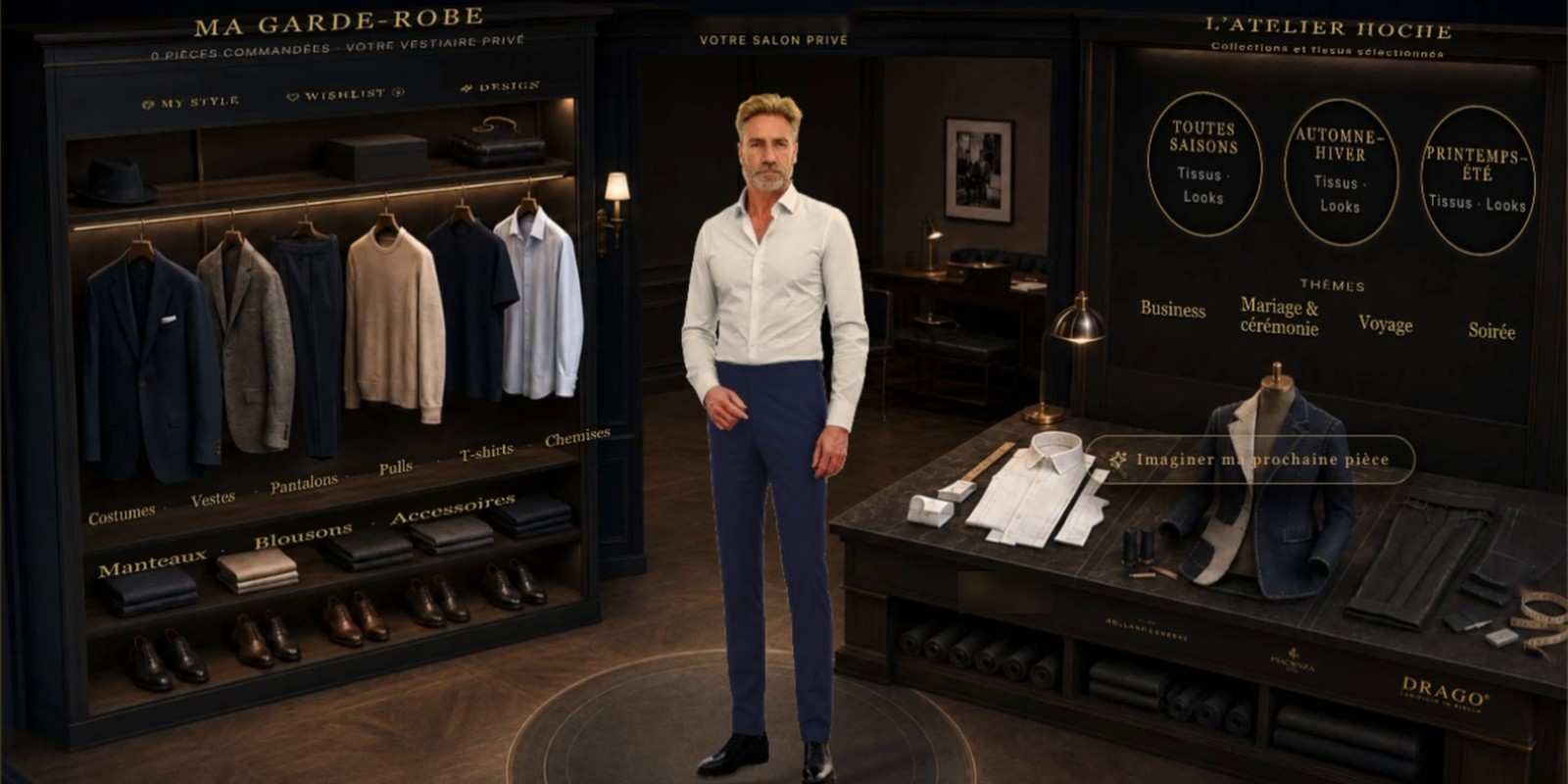 Votre salon privé, votre garde-robe